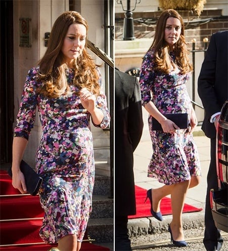 Kate Middletons floral Erdem dress