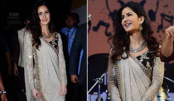 Katrina kaif In Sabyasachi Saree