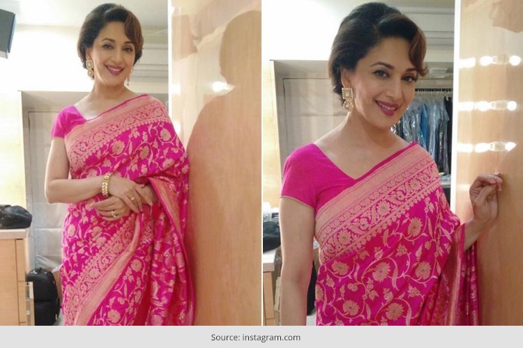 Madhuri Dixit Banaras Saree by Ritu Kumar