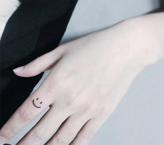 Tattoos on finger