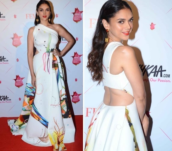 Aditi Rao Hydari in one shoulder gown