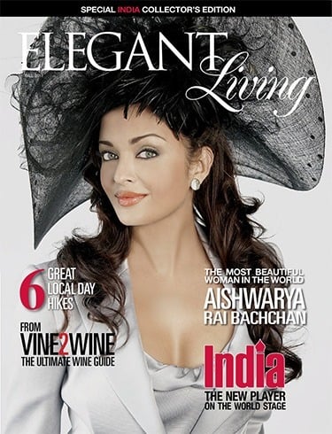 Aishwarya Rai on Elegant Living