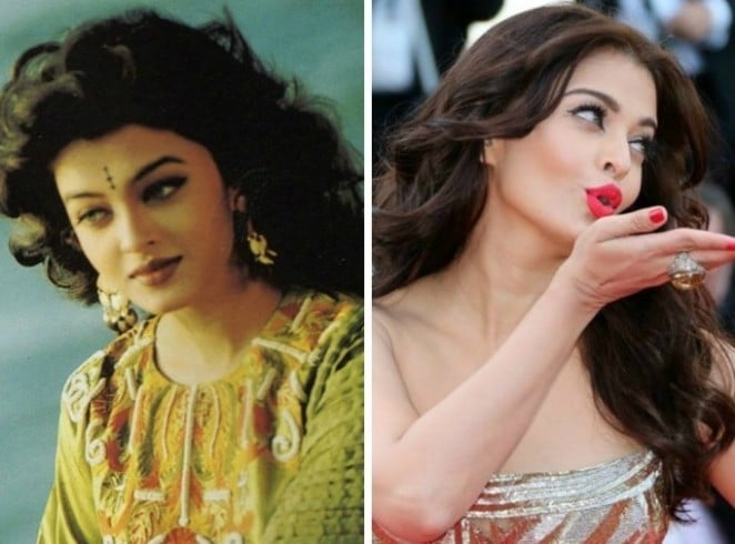 Aishwarya Rai Bachchan Then and Now