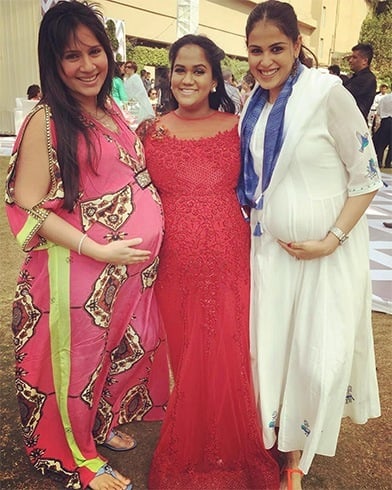 Arpita, Genelia and Kanchi