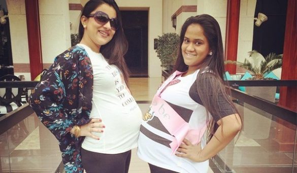 Arpita Khan Cute Baby Shower