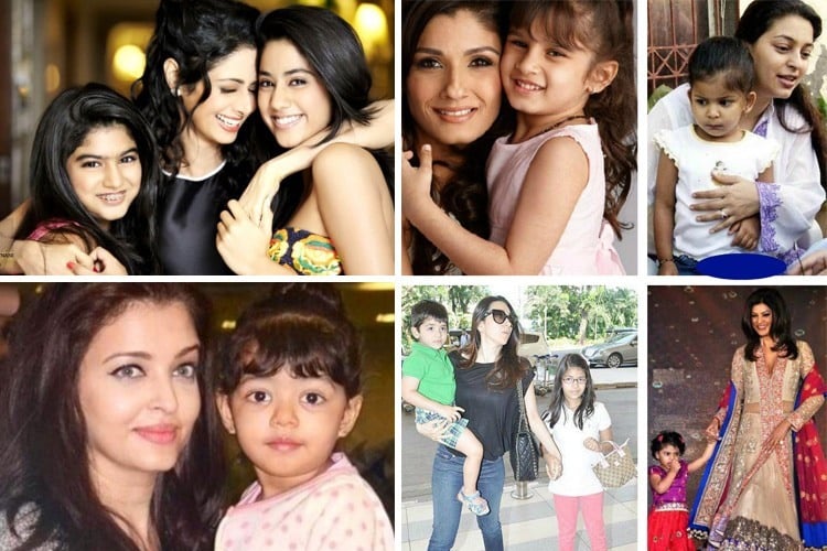 Bollywood moms with kids