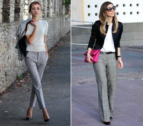 Kenje Nehézség Befelé grey pants outfit womens megpillant esküvő Csillogás