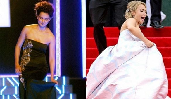 Celebrities Stage Falls