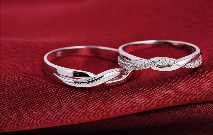 Couple ring set