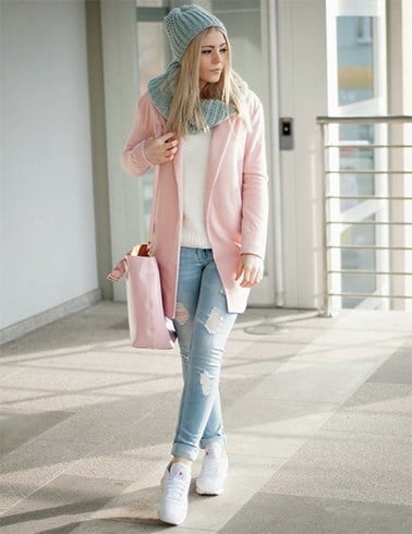 How To Wear Baby Pink Blazer