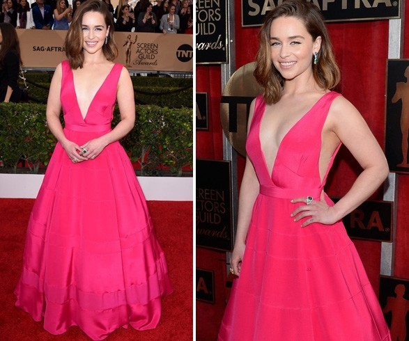 Emilia Clarke at 22nd SAG Awards