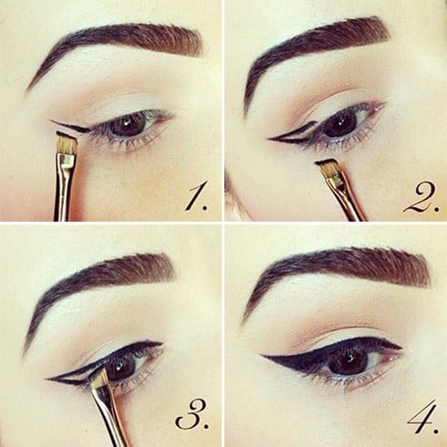 Hooded eye contour