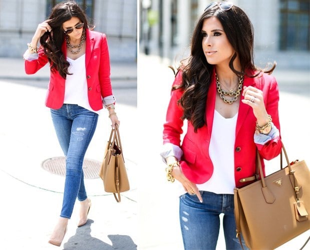 How To Wear a Blazer Jacket With Jeans