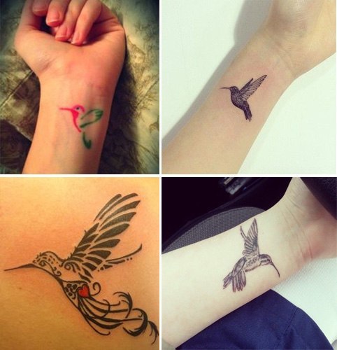 Small Hummingbird Tattoo Designs