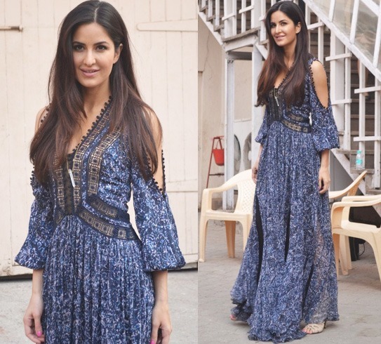 Katrina Kaif in Rebecca Taylor maxi dress