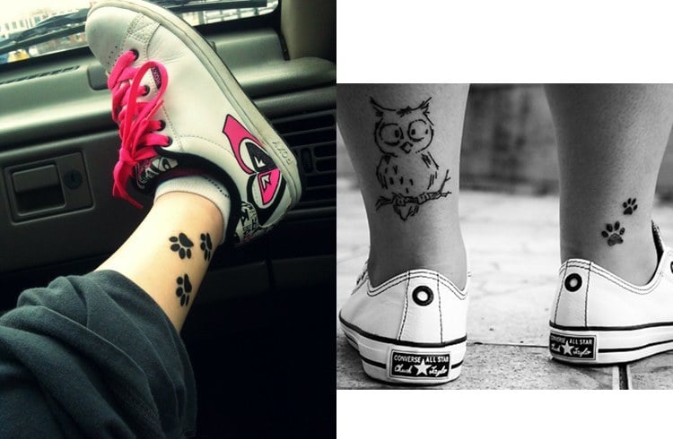 Paw Tattoo Designs