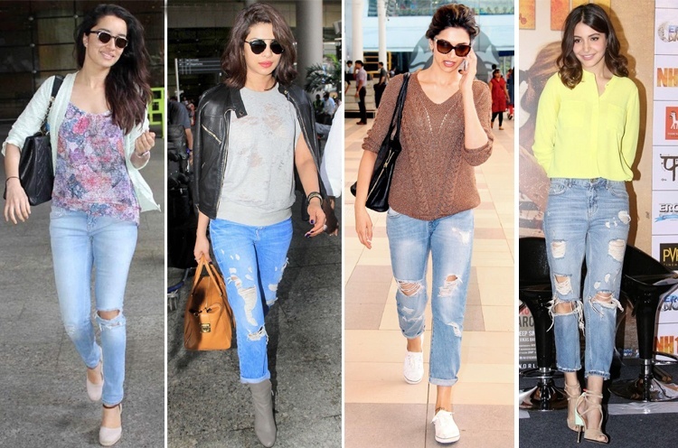 light blue jeans outfits