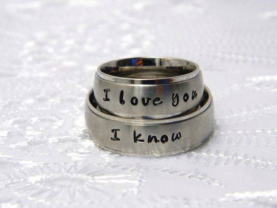 Love promise rings