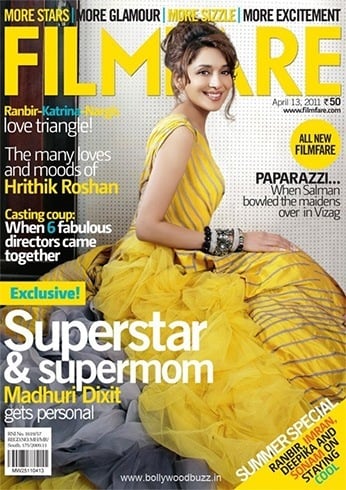 Madhuri Dixit on Filmfare