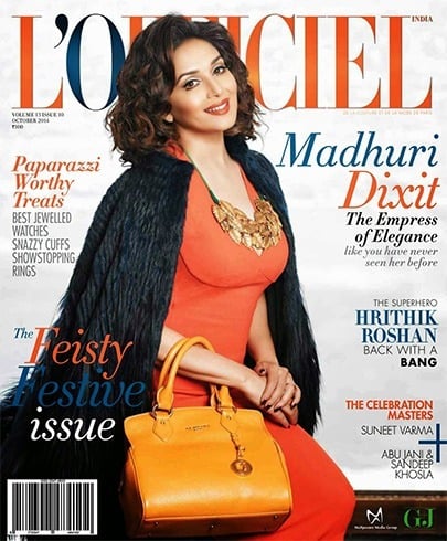Madhuri Dixit Magazine Cover