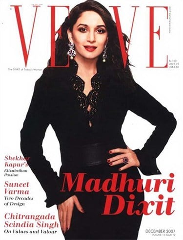 Madhuri Dixit on Verve