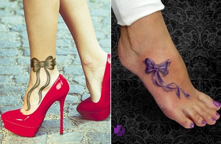 Small Cude Tattoo on Feet