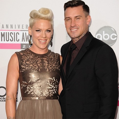 Pink and Carey Hart