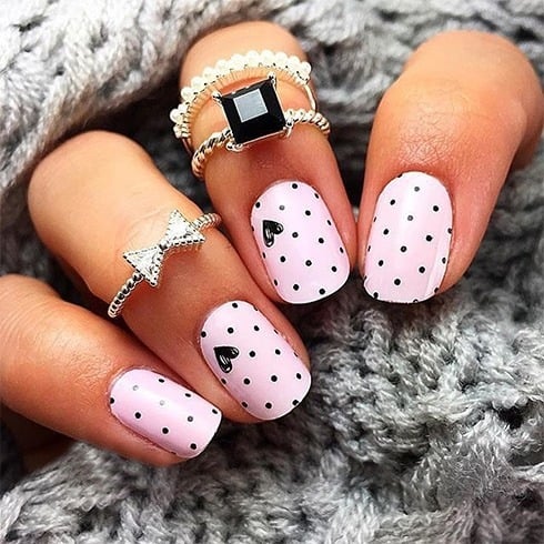 Pink Nail Art