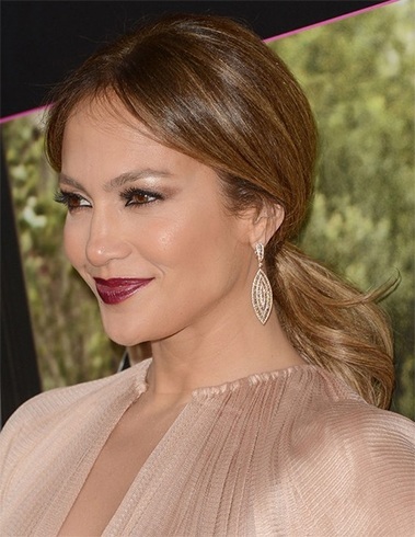 ponytail hairstyles for Jennifer Lopez