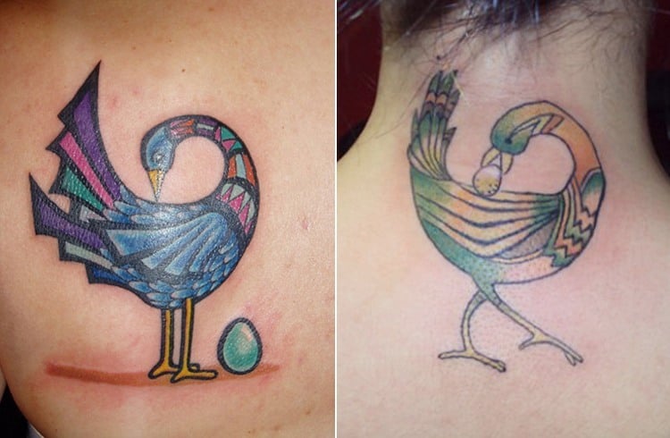 Small Sankofa Bird Tattoo Small Sankofa Bird Tattoo