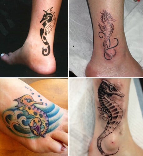 Tribal Seahorse Tattoo Ideas