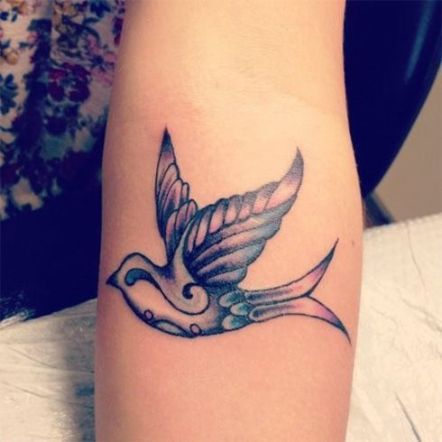 Swallow Tattoo on Hand