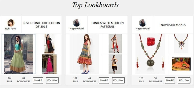 Top lookboards