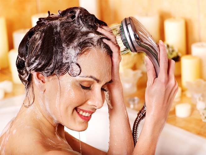 use shampoo on hair
