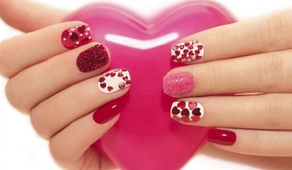 Valentines Day Nail Art Designs