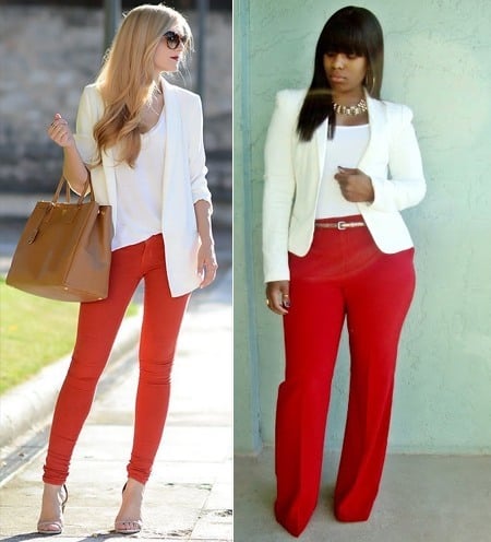 What To Wear With Red Pants  15 Styling Ideas