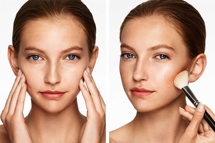 Where To Apply Blush On a Chubby Face