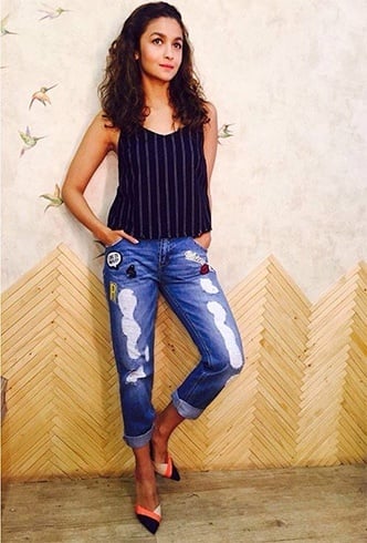 Alia Bhatt Denims Style