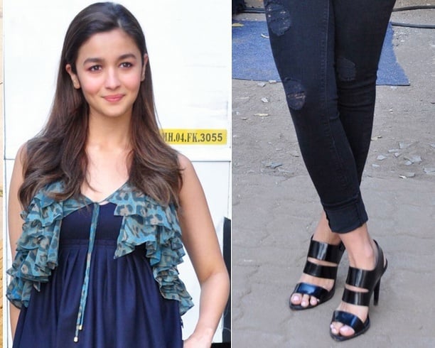 Alia Bhatt In Sandals