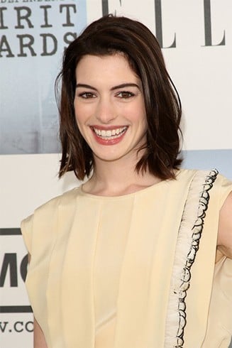 Anne Hathaway Shoulder Length Hairstyles