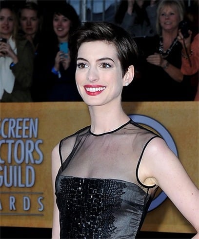 Anne Hathaway Pixie Haircuts