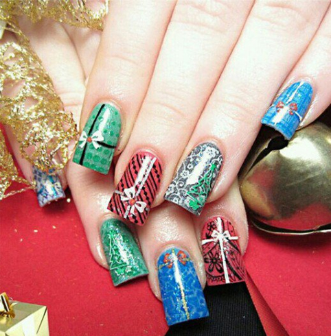 Christmas nail colors