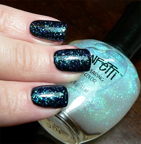 Glitter Manicure Party Nail Art