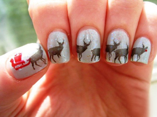 Cute nail designs for christmas