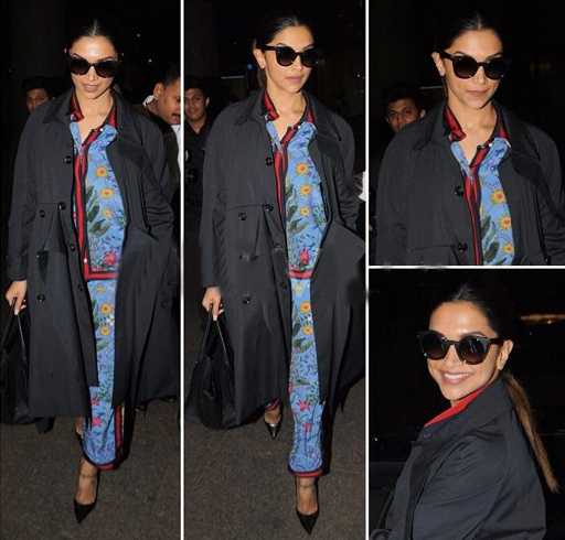 Deepika trawel fashion