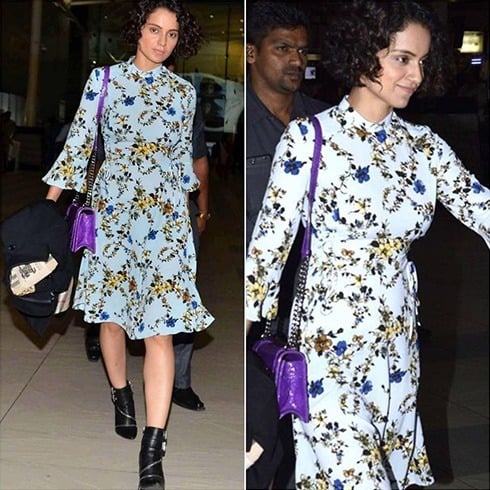 Kangana Ranaut floral dress