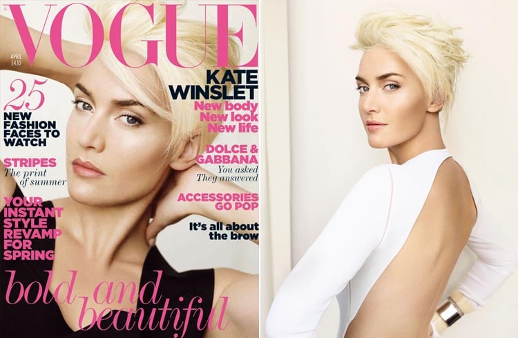 Kate Winslet Hairstyles on British Vogue Cover 2011