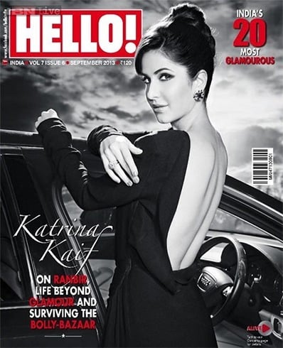 Katrina Kaif On The Hellow Magazine Cover Page