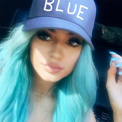 Kylie Jenner Blue Hair