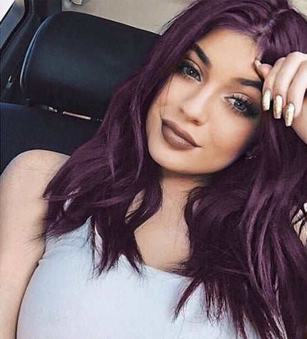 Kylie Jenner Purple Hair